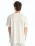 LC Waikiki Crew Neck Short Sleeve Striped Combed Cotton Men's T-shirt